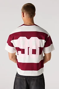 T-shirt carré rayé