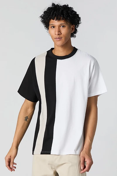 Colourblock Striped T-Shirt