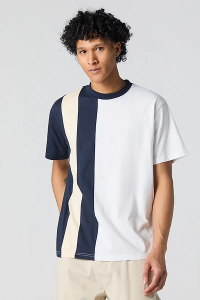 Colourblock Striped T-Shirt