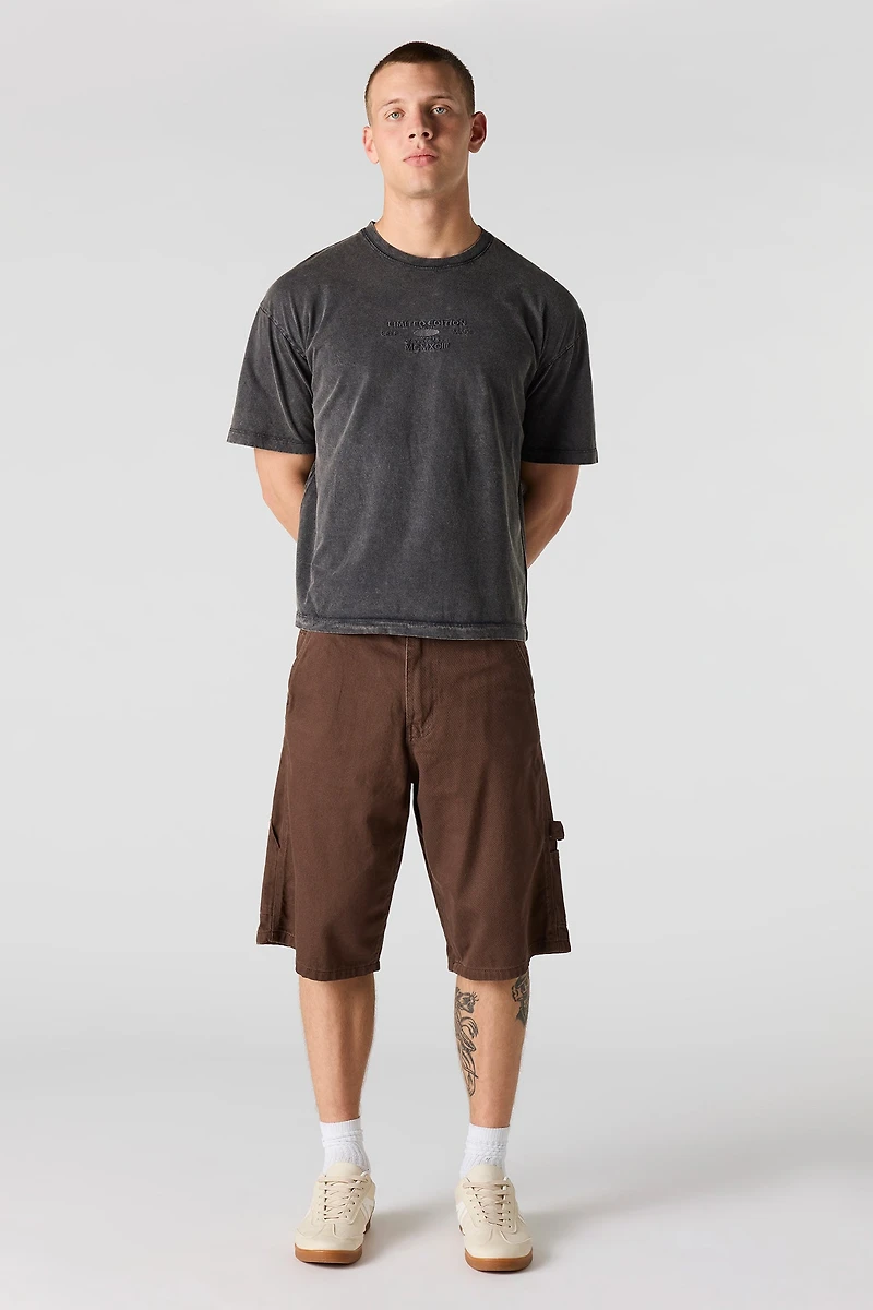 Limited Edition Embroidered Washed T-Shirt