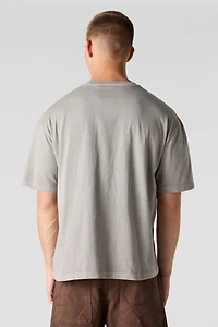 Limited Edition Embroidered Washed T-Shirt