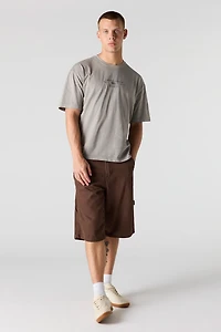Limited Edition Embroidered Washed T-Shirt