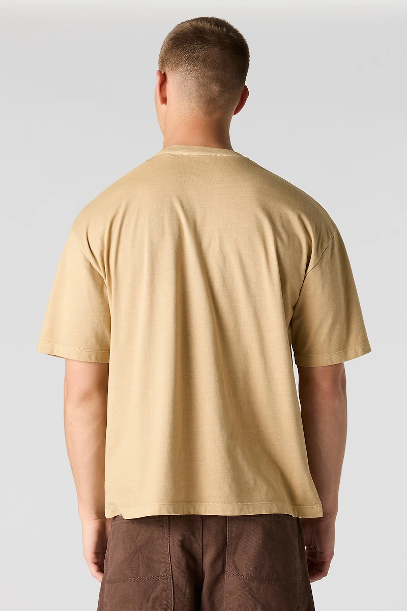 Limited Edition Embroidered Washed T-Shirt