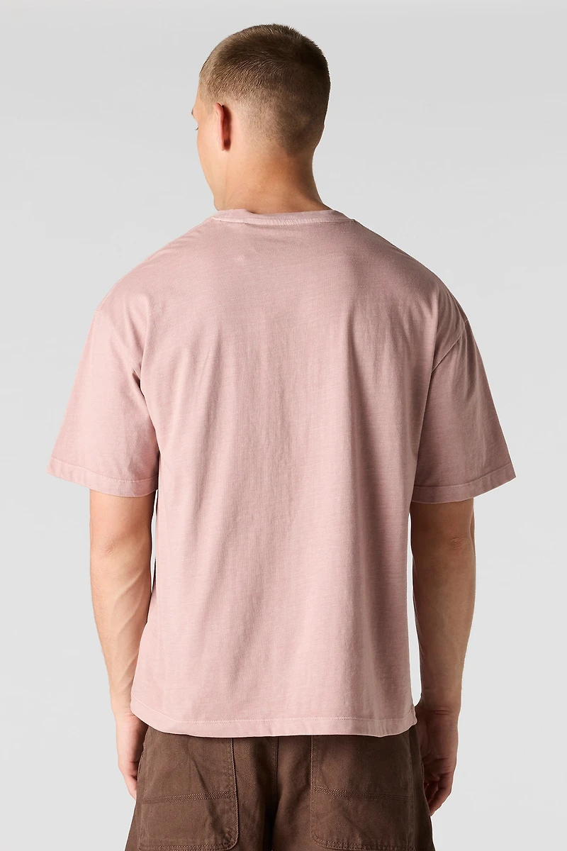 Limited Edition Embroidered Washed T-Shirt