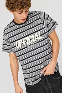 Graphic Striped T-Shirt