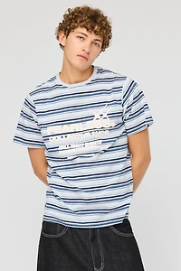 T-shirt imprimé rayé