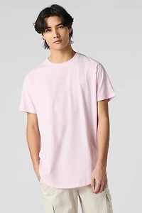 T-shirt avec ourlet arrondi