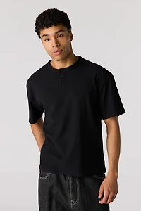 Knit Henley T-Shirt