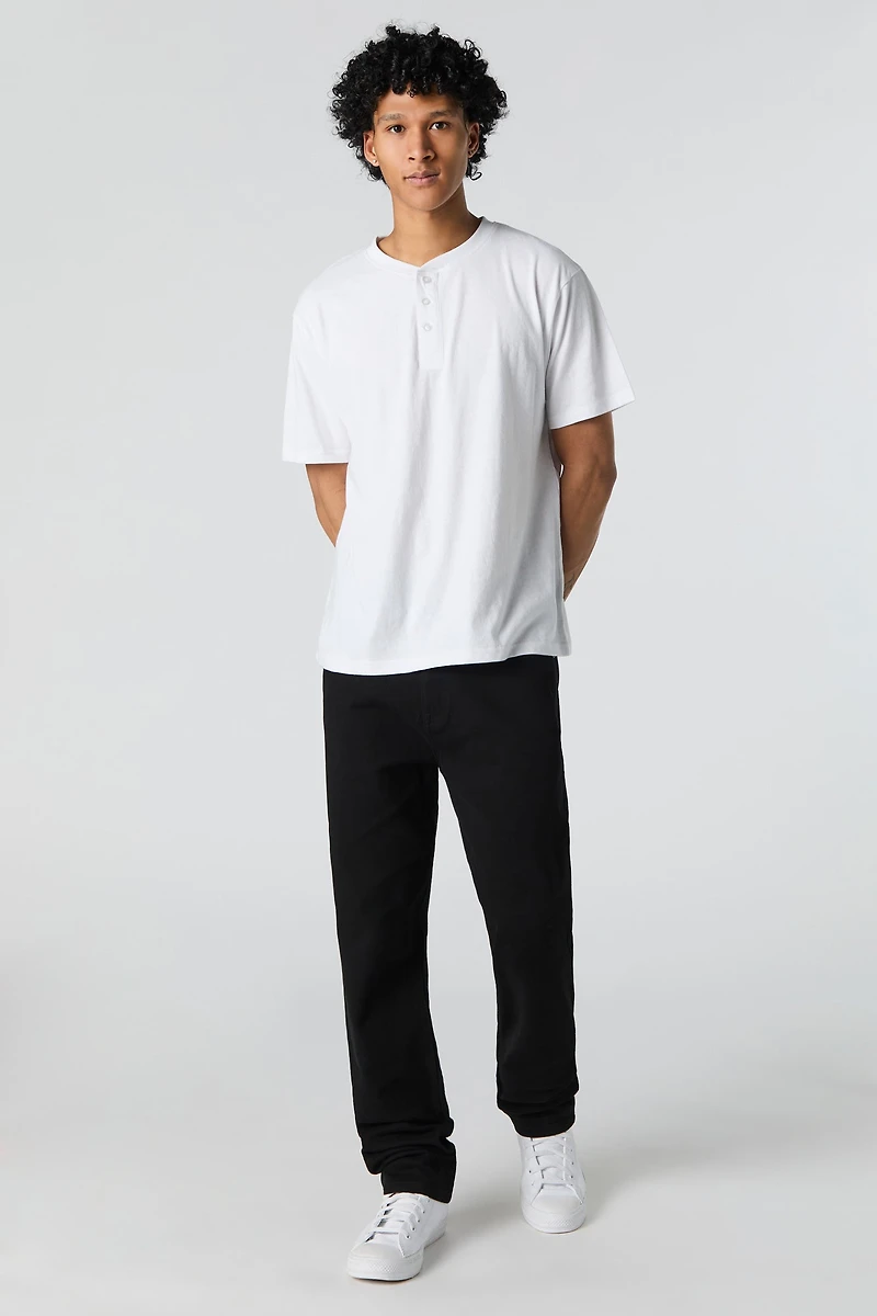 T-shirt Henley classique
