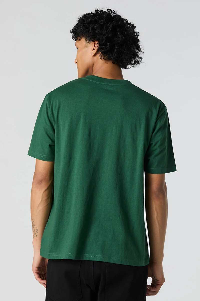 T-shirt Henley classique