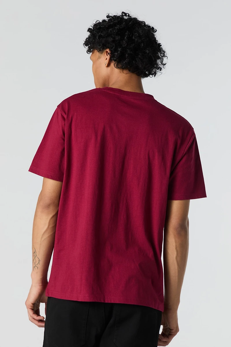 T-shirt Henley classique