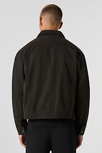 Blouson carré en denim