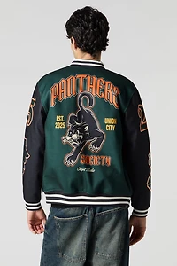 Chenille Embroidered Varsity Jacket