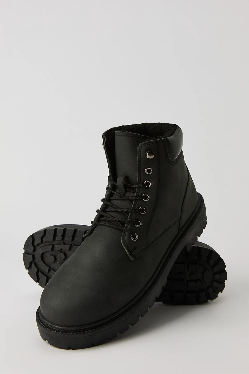 Faux Fur Lined Hiking Boot