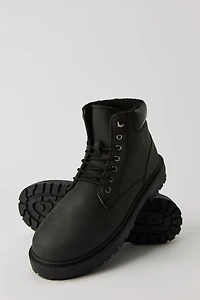 Faux Fur Lined Hiking Boot