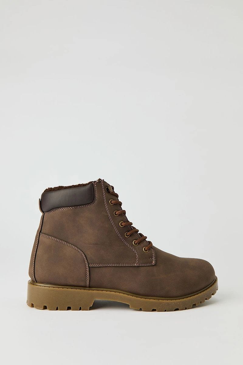 Bottes de randonnée doublées similifourrure