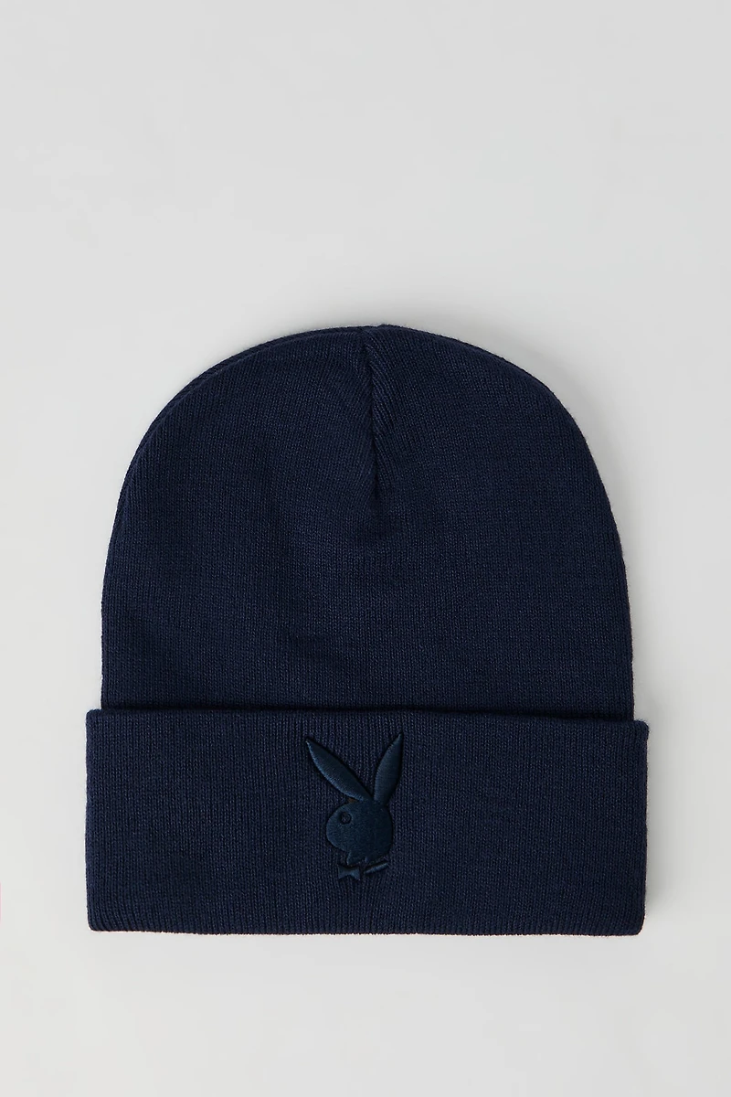 Tuque avec motif brodé Playboy