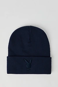 Tuque avec motif brodé Playboy
