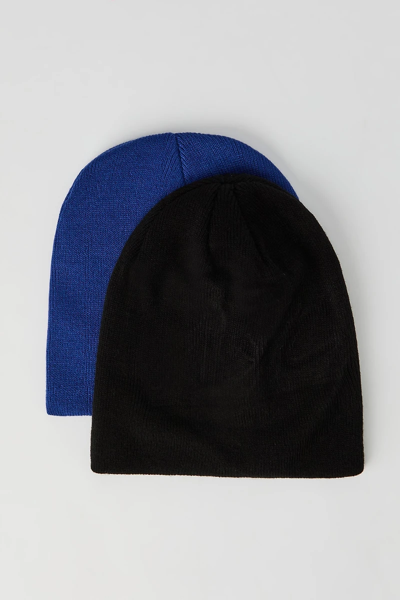 Embossed Beanie (2 Pack)