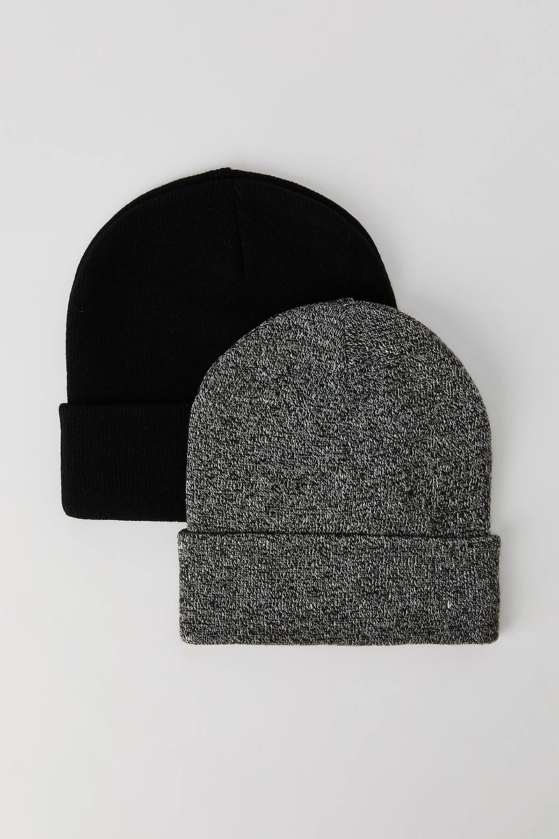 Knit Beanies (2 Pack