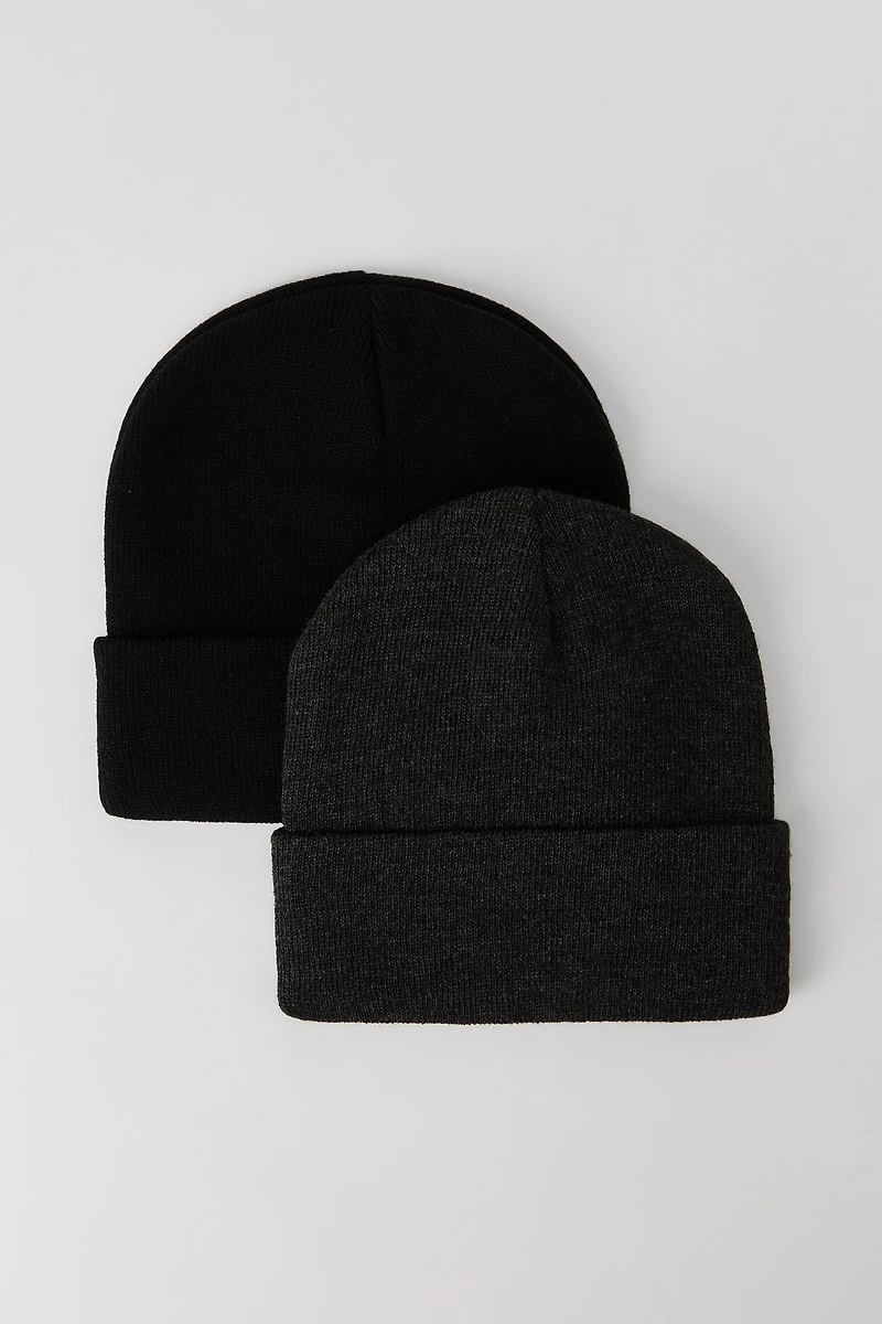 Knit Beanies (2 Pack
