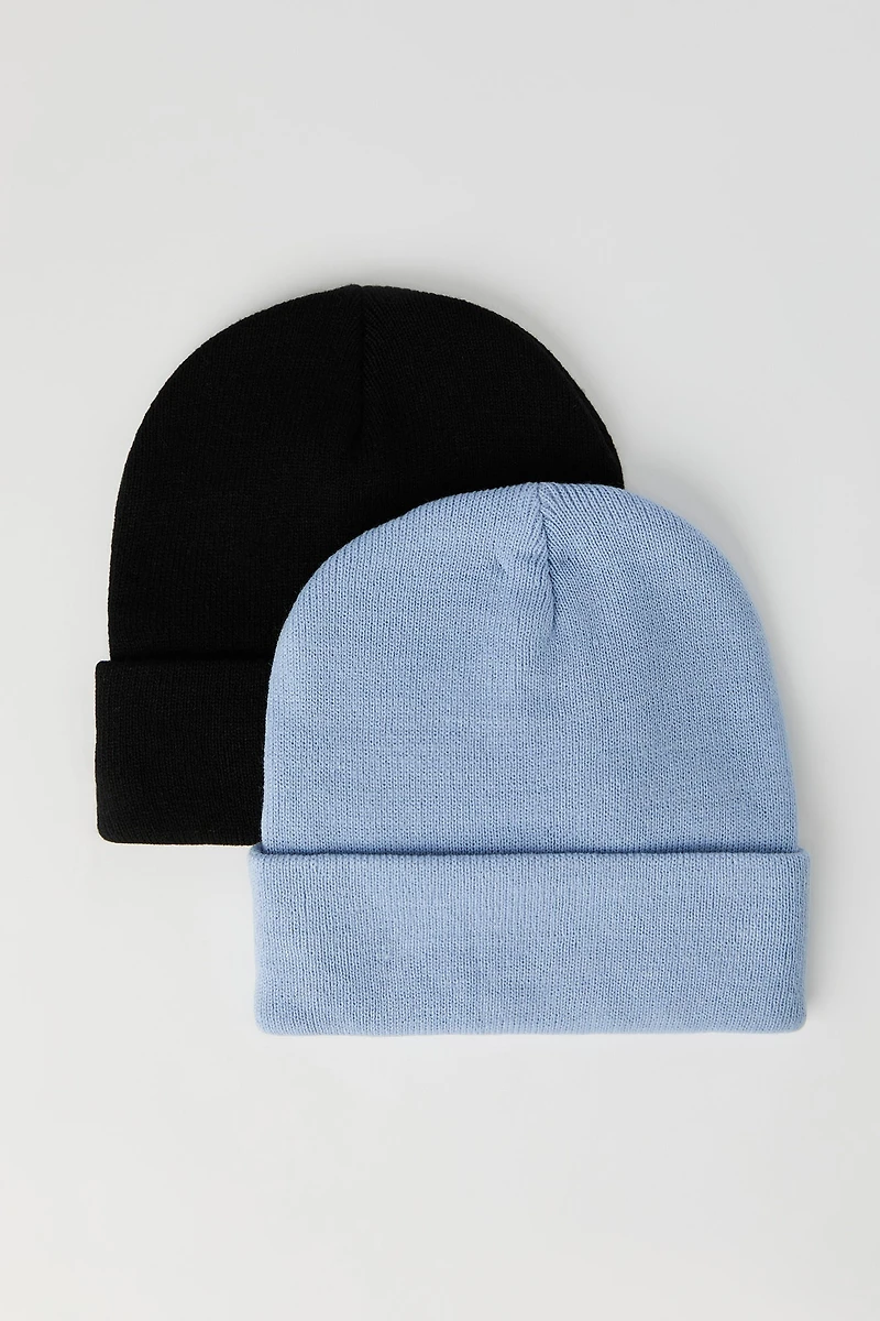 Knit Beanie (2 Pack