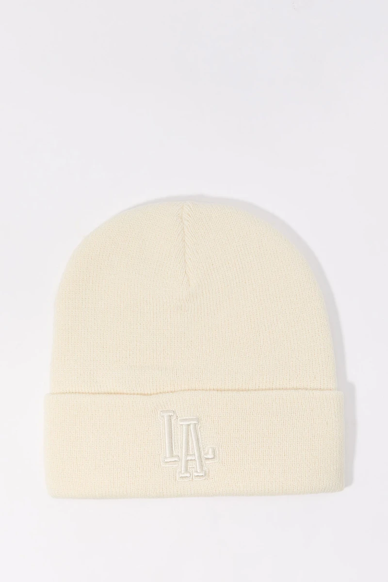 Tuque avec motif brodé City