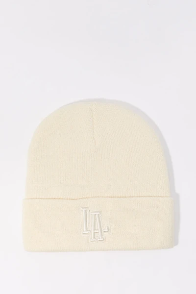 Tuque avec motif brodé City