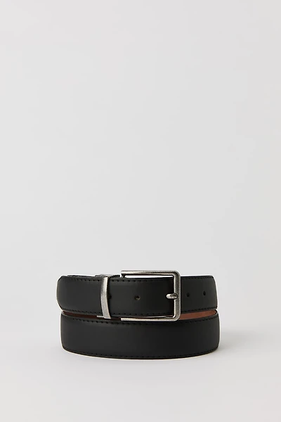Faux Leather Reversible Belt