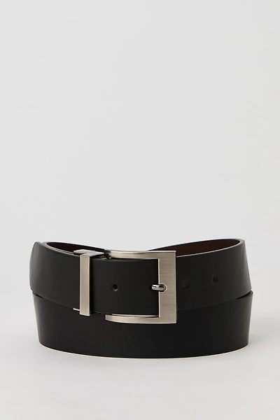 Ceinture réversible en similicuir