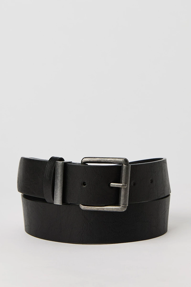 Classic Faux Leather Belt