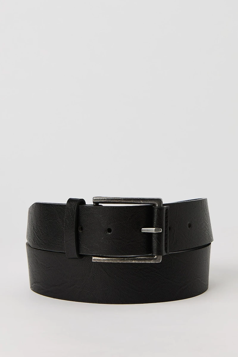 Faux Leather Belt