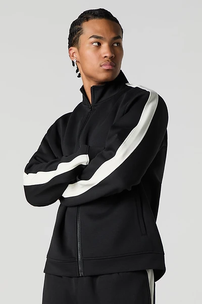 Active Scuba Contrast Striped Jacket
