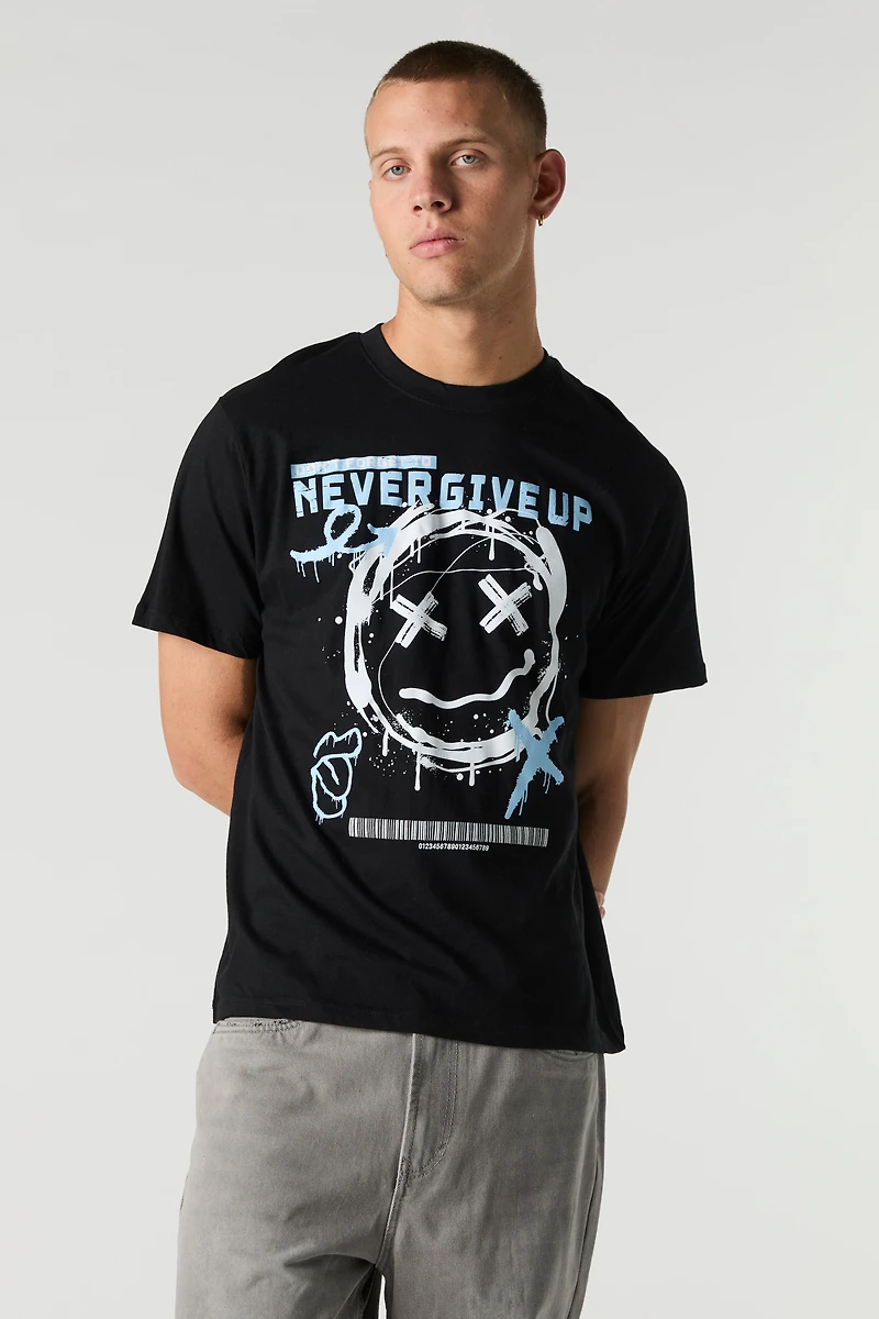 Never Give Up Graphic T-Shirt