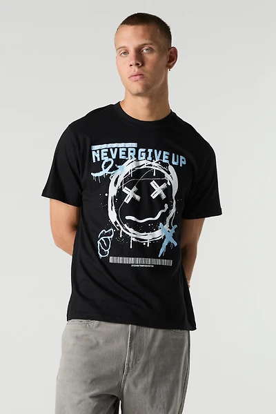 Never Give Up Graphic T-Shirt