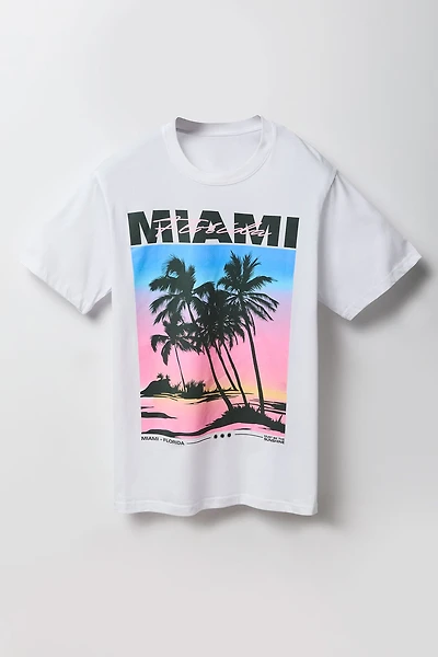 T-shirt à imprimé Miami