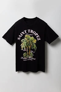 T-shirt à imprimé Saint Tropez