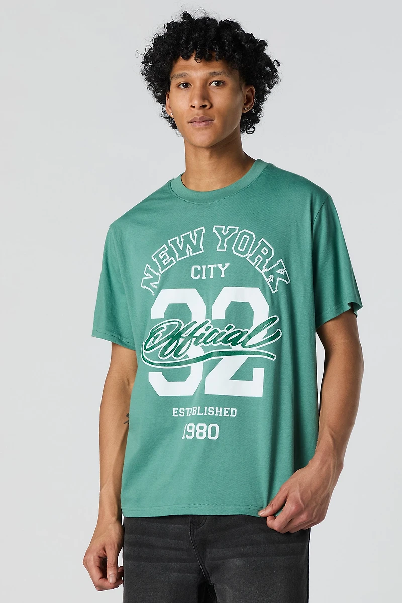 T-shirt à imprimé NYC Official
