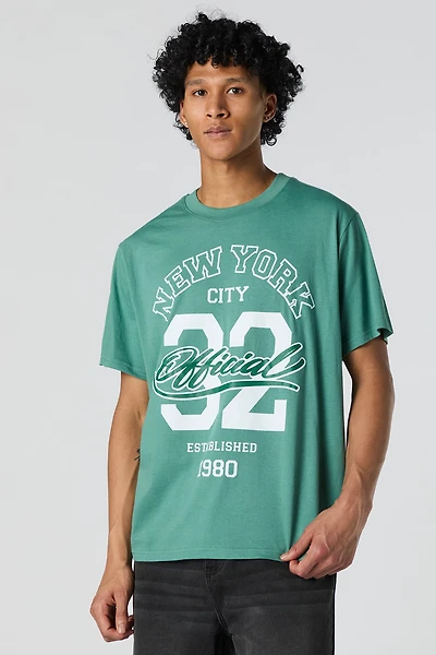 T-shirt à imprimé NYC Official