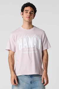 T-shirt à imprimé Hawaii