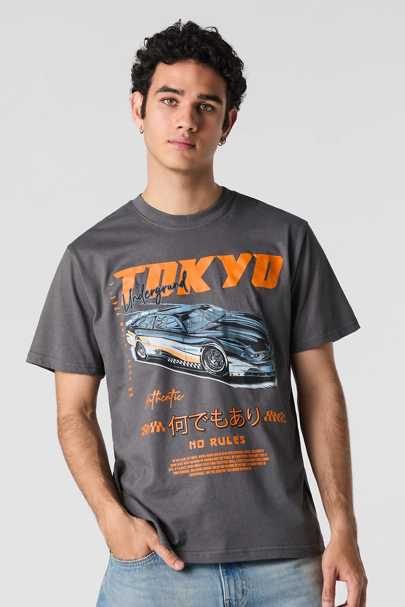 T-shirt à imprimé Tokyo