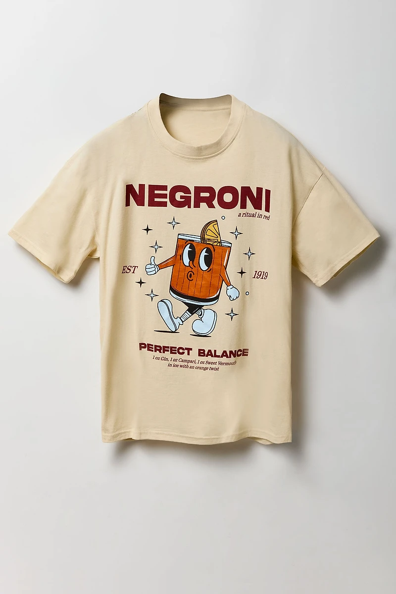 T-shirt à imprimé Negroni