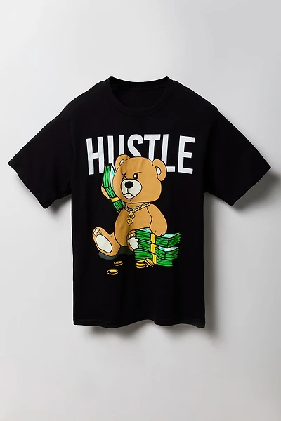 T-shirt à imprimé Hustle Bear