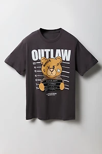 T-shirt à imprimé Outlaw Bear