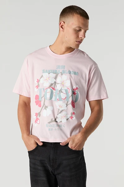 Tokyo Sakura Graphic T-Shirt
