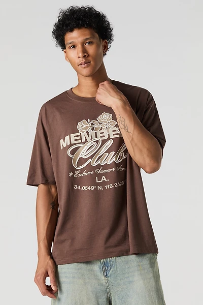 Floral Graphic Boxy T-Shirt