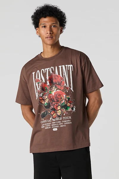 Floral Graphic Boxy T-Shirt