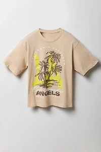 T-shirt carré à imprimé Cali Day Dreams