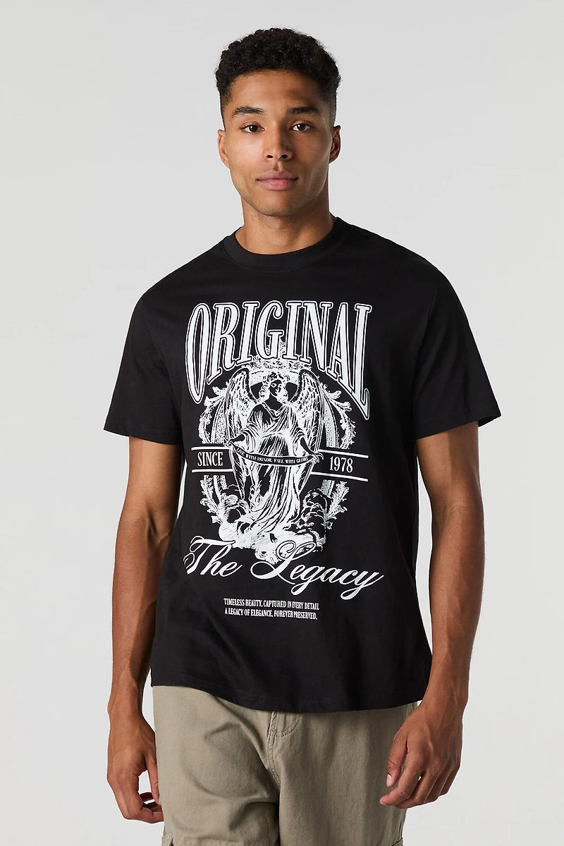 Angel Graphic Boxy T-Shirt