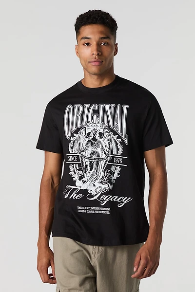 Angel Graphic Boxy T-Shirt